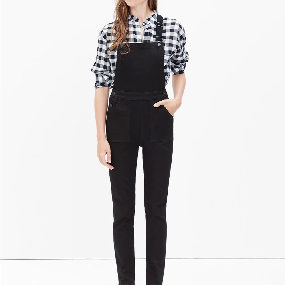 Madewell Denim Cross-back Overalls